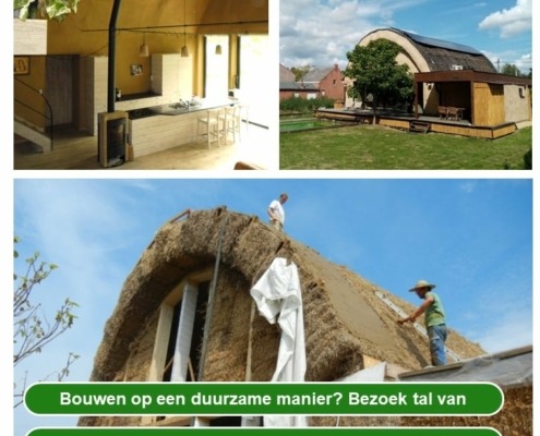 Bouwen op een duurzame manier, bezoek de stroboog in Heist