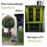 Nieuw boekenruilkastje in de Leopoldlei